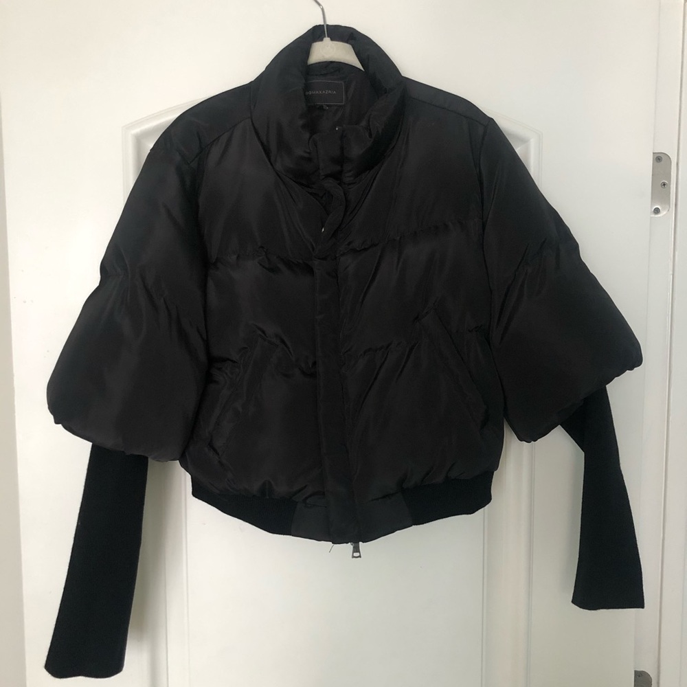 BCBG MaxAzria puff jacket with elastic sleeves